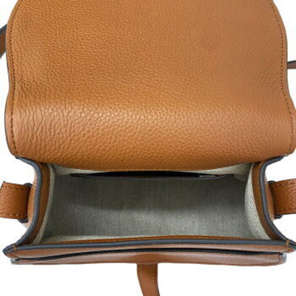 Chloe Marcie Saddle Bag Brown POTTERY - Picture 7 of 9